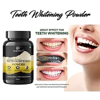 Glowrima Activated Charcoal Teeth Whitening Powder - For Teeth Whitening, Stain Remover, Freshens Breath - With Activated Charcoal  Clove Powder - 50GM (Pack Of 3)-thumb1