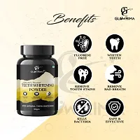 Glowrima Activated Charcoal Teeth Whitening Powder - For Teeth Whitening, Stain Remover, Freshens Breath - With Activated Charcoal  Clove Powder - 50GM (Pack Of 3)-thumb2