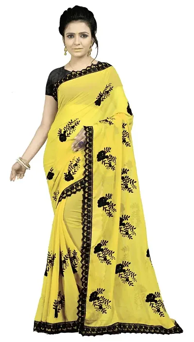New In faux georgette,georgette sarees 