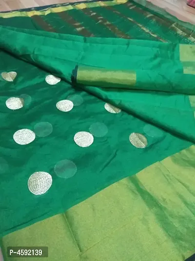Latest Attractive Cotton Silk Saree with Blouse piece-thumb3