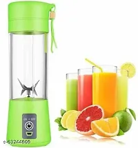 Portable Electric USB Juice Maker Juicer Bottle Blender Grinder Mixer, Rechargeable Bottle with 4 Blades-thumb3