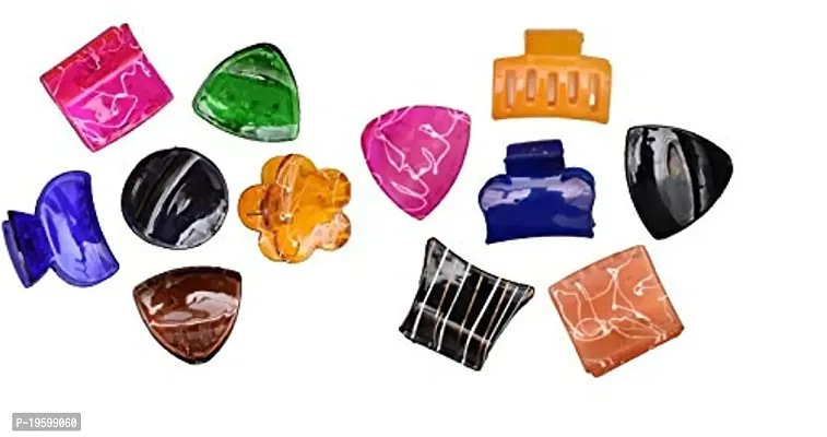 looks like fashion Women's Clutch/Claws/Clips Combo of 10 Pieces for Girls and Women.(Colors and Designs May be Very)