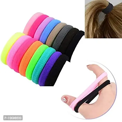 Looks Like fashionRubber Band Multi-Colour Pony Round Hair Band For Women and Girls (1 Box Have 30 Band) Rubber Band (Multicolor)-thumb3