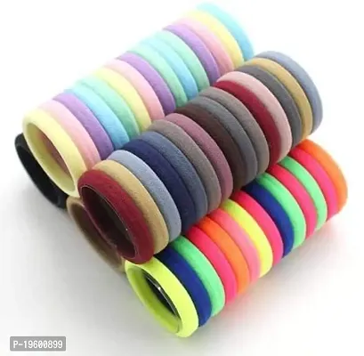 Looks Like fashionRubber Band Multi-Colour Pony Round Hair Band For Women and Girls (1 Box Have 30 Band) Rubber Band (Multicolor)-thumb0