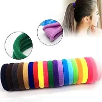 Looks Like fashionRubber Band Multi-Colour Pony Round Hair Band For Women and Girls (1 Box Have 30 Band) Rubber Band (Multicolor)-thumb2