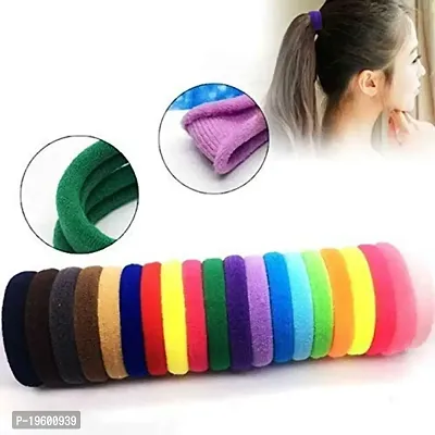 Looks Like fashionRubber Band Multi-Colour Pony Round Hair Band For Women and Girls (1 Box Have 30 Band) Rubber Band (Multicolor)-thumb3