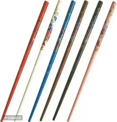 Stylish hair stick pack of 6 for women and girls-thumb0