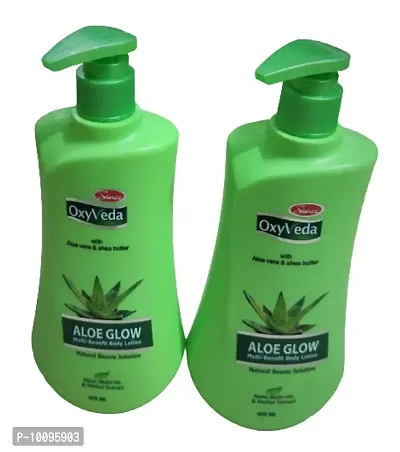 YT Aloe Glow Multi-Benefit Body Lotion-400ml .Pack of 2pic combo 400ml Each. Best Body Lotion-thumb0