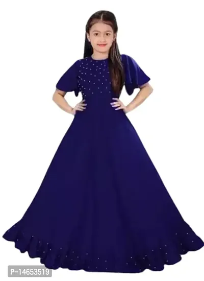 Girls  Women Gown - Fit and Flare Maxi Gown-thumb0