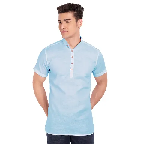 Stylish Solid Short Sleeves Casual Shirts For Men