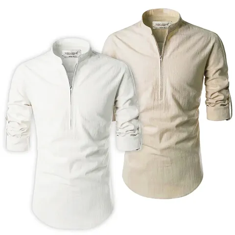 Stylish Men Short Kurta (Pack of 2)