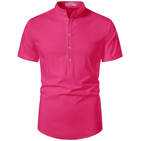 Classic Solid Short Kurta for Men