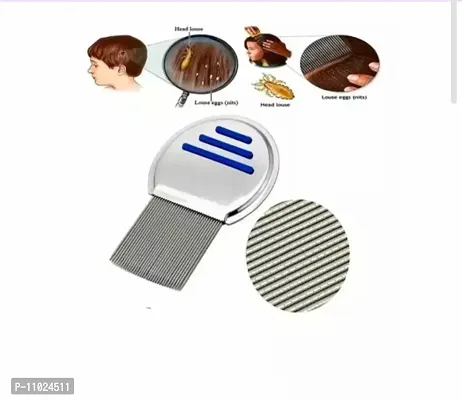 Premium Lice Comb With Steel Teeth removes Lice  Nits NIT Free Hair.-thumb0