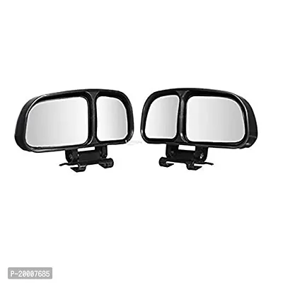 CS GLARE 3R Adjustable 360 Degree Wide Angle Car Rear View Blind Spot Mirror (3R-028) -2 Pieces