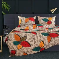 Shivaan Home Furnishing 160 TC 100% Cotton Double Bedsheet with 2 Pillow Covers, Size 90 by 90 Printed Set 1+2-thumb1