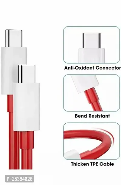 C-C 65W Oneplus Dash Warp Charge Cable, 6.5A Type-C To Usb C