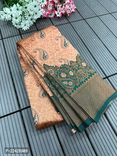 Stylish Jacquard Saree with Blouse piece For Women