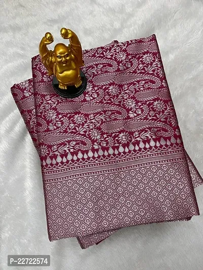 Stylish Fancy Designer Banarasi Silk Saree With Blouse Piece For Women