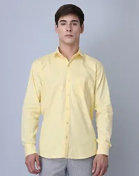 Classic Plain Twill Cotton Shirt For Man-thumb3