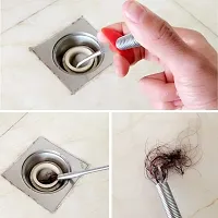 Stainless Steel Hair Catching Drain Cleaner Wire Spring-thumb2