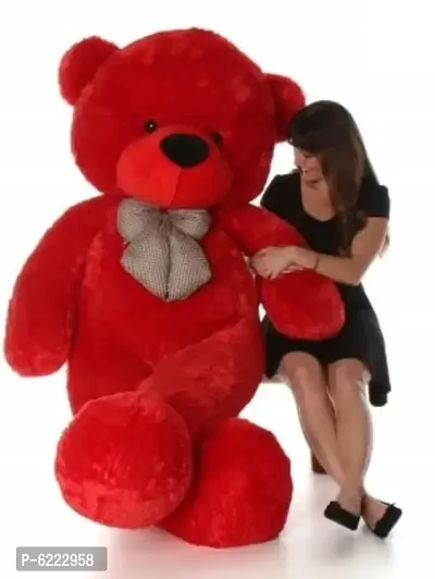 Ultra Soft Cute RED Teddy 122CM