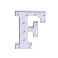 Luxaar Letter Sign Light For Luxury Style Decorative Birthday Wedding Party Home Decor Light Up (F)-thumb1