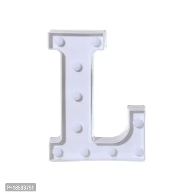 Luxaar Letter Sign Light For Luxury Style Decorative Birthday Wedding Party Home Decor Light Up (L)-thumb2