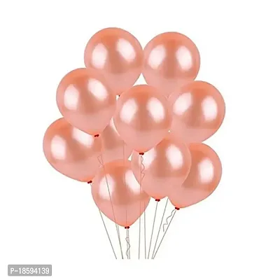 Luxaar Latex Rubber Balloon Rose Gold Pack of 50 (50)