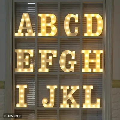 Luxaar Letter Sign Light For Luxury Style Decorative Birthday Wedding Party Home Decor Light Up (F)-thumb4