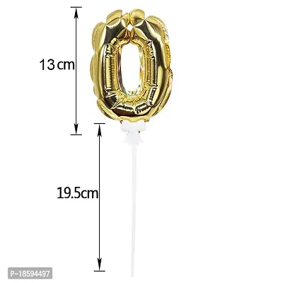 Luxaar Self Inflating Gold Number Foil Balloon for Cake Topper Cake Table Decoration (5)-thumb3