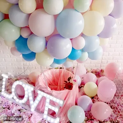 Luxaar Pastel Colored Balloons For Baby Shower / Birthday / Party Decoration