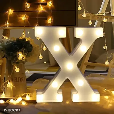 Luxaar Letter Sign Light For Luxury Style Decorative Birthday Wedding Party Home Decor Light Up (X)