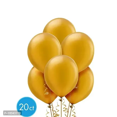 Luxaar Champagne Bottle Latex Balloon, 70 Balloon, Gold-thumb5