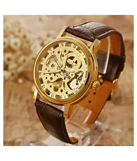 Luxury Stainless Steel Quartz Military Sport Leather Band Dial Wrist Watch-thumb1