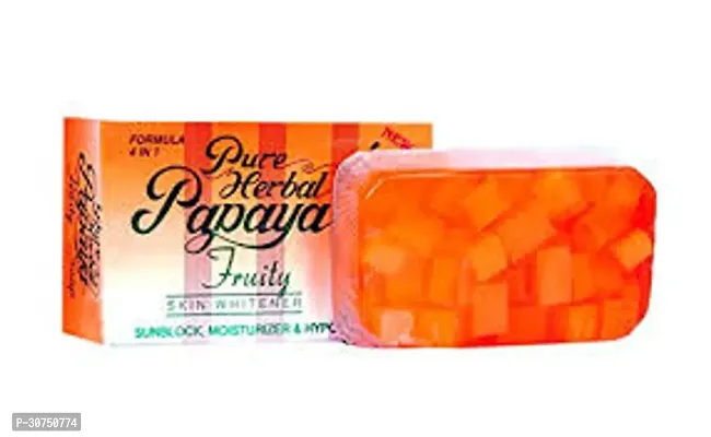 Pure herbal papaya soap-thumb0