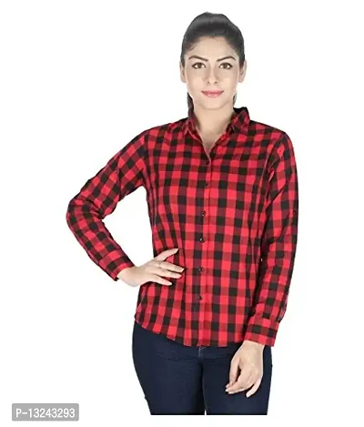 GSAMALL Women's Shirt - SDL087694908XL_Red_X-Large