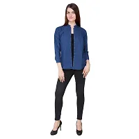 GSAMALL Women's Shirt (GSA-B-D-FLSB-D-M_M, Blue, Medium)-thumb4