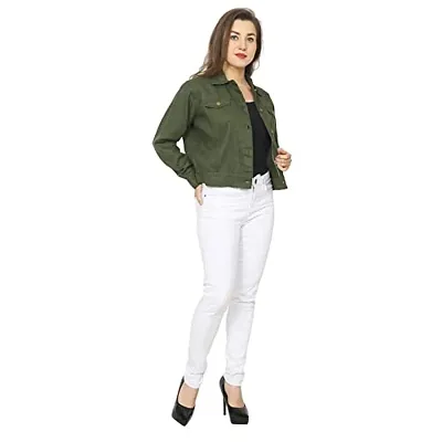 GSAMALL Stylish Latest Cotton Blend Jacket For Women | CTTN