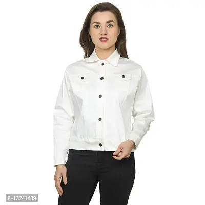 GSAMALL Stylish Latest Cotton Blend Jacket For Women | CTTN-thumb0