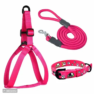 Dog Harness Combo NoPull and Soft Padded Chest Size Adjustable Dog Harness And Leash-thumb0