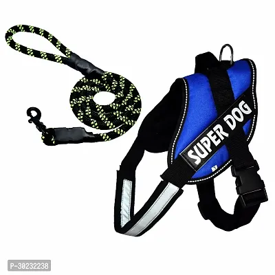 Dog Harness And Leash Multicoloured