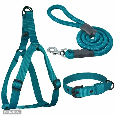 Dog Harness Combo NoPull and Soft Padded Chest Size Adjustable Dog Harness And Leash