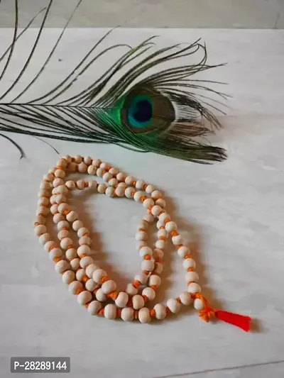 Natural Tourmaline Stone Rosary Mala for Pooja