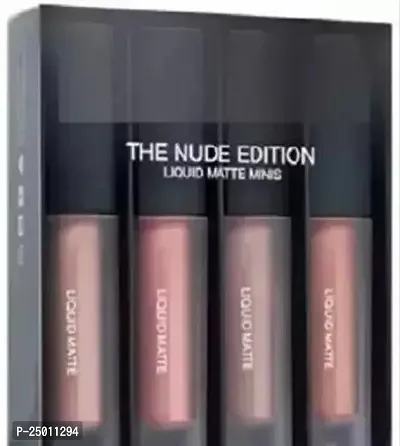 Natural The Nude Edition 4 In 1 Matte Liquid Lipstick