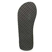 XOD KIDS Slippers For Women's EVA Flip Flop For Women's - OLIVE/BLACK, 6UK-thumb1