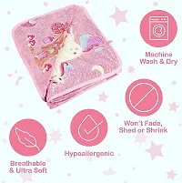 Super Soft and Cozy Cute Baby Blanket with Glow in Dark Kids Blanket for Boys  Girls- Unicorn-thumb2