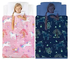 Super Soft and Cozy Cute Baby Blanket with Glow in Dark Kids Blanket for Boys  Girls- Unicorn-thumb1