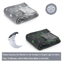 Super Soft and Cozy Cute Baby Blanket with Glow in Dark Kids Blanket for Boys  Girls-thumb4