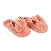 Mocy Cat Ear Design Slippers For Baby Kids-Peach-thumb2