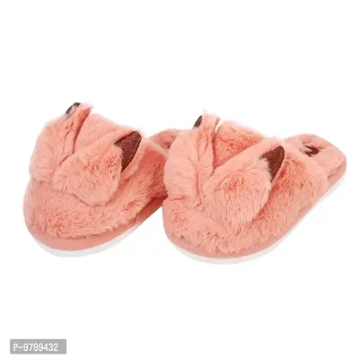 Mocy Cat Ear Design Slippers For Baby Kids-Peach-thumb4
